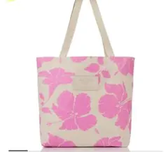 アロハコレクション　ピンクハイビスカストートバッグ　リバーシブル