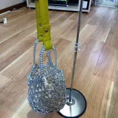 OTO.HA シルバー メッシュ バッグ