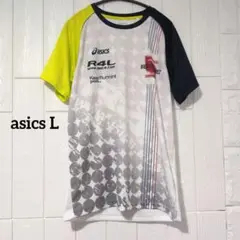 asics R4L ランニングTシャツ　古着メンズ　Mサイズ