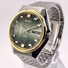 キングセイコー　vanac 5246-6050 グリーン文字盤　OH済み セイコー キングセイコーバナック スペシャル 5面カットガラス