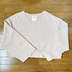 【美品】 レディース lawgy 長袖 ニット ベージュ トップスのサムネイル