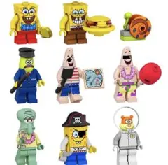スポンジボブ ミニフィグ 9体セット