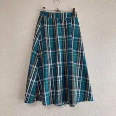 GU チェック柄スカート Sサイズ