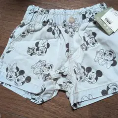 ディズニー　デニム　ハーフパンツ