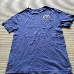 POLO キッズTシャツ ポケット付 ブルーのサムネイル