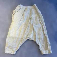 キッズ サルエルパンツ ベージュ系 リネン混のサムネイル