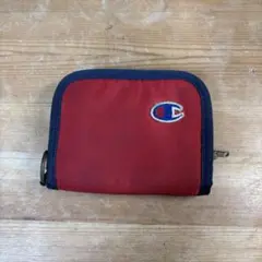 Champion キッズ用 二つ折り財布 レッド