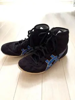 廃盤レア】レスリングシューズ アシックス オーダー バックスキン 25.5 