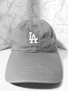 MLB KOREA LAロゴ キャップ チャコールグレーのサムネイル