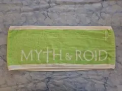 MYTH & ROID ロゴ入りタオル グリーン　今治タオル