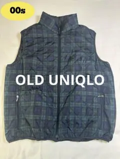 00s OLD UNIQLO ナイロンベスト リバーシブル XXL