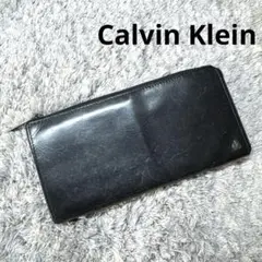Calvin Klein カルバンクライン 長財布 レザー L字ファスナー