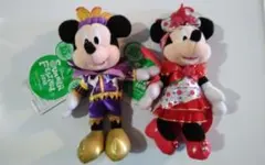 TDS サマーフェスティバル2016 ミッキーミニーぬいぐるみバッジ