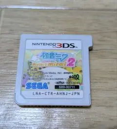 プロジェクトミライ2　3DS　ソフト