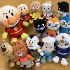 【状態×】アンパンマン　プリちぃビーンズ 12体+中アンパンマン まとめ売り♡