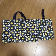 レッスンバック　上履き入れ　ハンドメイドのサムネイル