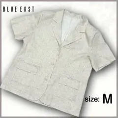 BLUEEAST ブルーイースト テーラードジャケット 半袖 ベージュ Mのサムネイル