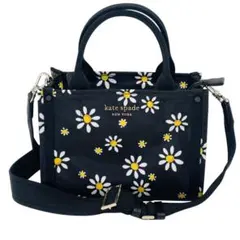 【美品】kate spade ケイトスペード 花柄ナイロントートバック 2WAYのサムネイル