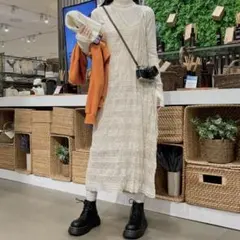 【数回着用のみ】レースキャミソールワンピース DHOLIC