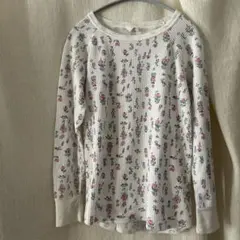 ⌘JEMORGAN　ジェーイーモーガン　花柄サーマルカットソー　ルームウエア⌘