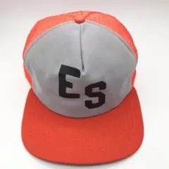 80s USA製 アメリカ製 プリント メッシュキャップ 帽子 O314