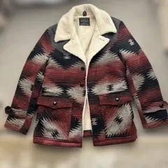 EDWIN（エドウィン）のネイティブ柄ボアジャケット