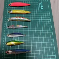 シーバスルアー セット ミノー プラグ 8個セット - メルカリ