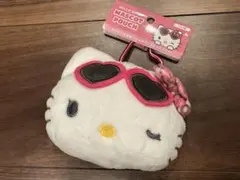 サンリオ キティー マスコット ポーチ ヒョウ柄 カラビナ付き