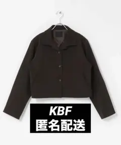 新品★KBF★コンパクトBOXジャケット【D.BROWN】のサムネイル