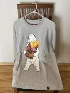 5日まで値下げ中！川口春奈着用　焼き芋くまTシャツ　ゴースローキャラバン