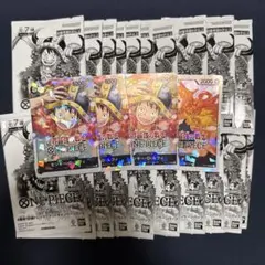 ワンピースカード世界最強の戦士 4周年プロモ 未開封20パックセット