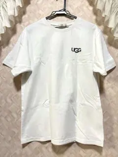 定番・着回し抜群 UGG アグ ロゴ刺繍 Tシャツ 白 ホワイト Lのサムネイル