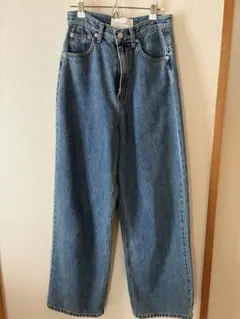 na.e Wide Loose Jeans _Deep Blueデニム　nae