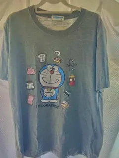 I'm Doraemon 半袖Tシャツ グレー Lサイズのサムネイル
