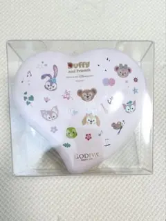 【未開封】香港ディズニーランド限定 GODIVA ダッフィー＆フレンズ ハート缶