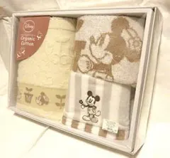 Disney オーガニックコットンタオルセット