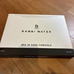 BAMBI WATER サラキャミソール ブラックL ブラトップ