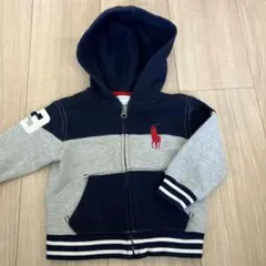 Ralph Lauren 9M パーカー ネイビー/グレー
