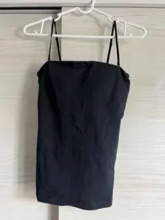 UNIQLO エアリズムコットンブラチューブトップ　黒　 Sサイズ