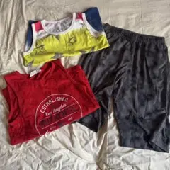 キッズ　タンクトップ&エアリズム ステテコ 140