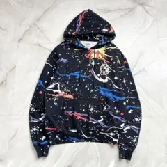 A18441 美品 BBC UNCERTAIN FUTURES HOODIE黒Mのサムネイル