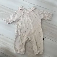 テータテート　花柄ロンパース