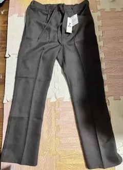 WEGO センタープレスセミフレアスラックス