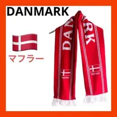 （美品）DANMARK デンマーク　ニットマフラー　現地購入