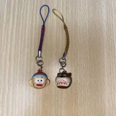 怪物くん　オオカミ男　ストラップ 2点セット