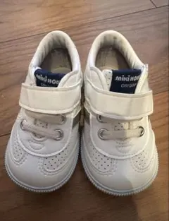 ミキハウス ベビー スニーカー 13.5cm ホワイト