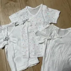短肌着　50〜60サイズ　3枚セット
