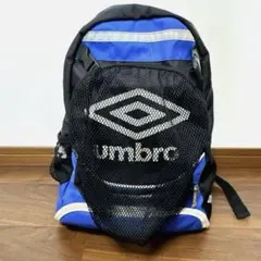 アンブロ　サッカー　リュックサック　ボールバッグ　バッグパック　16L 黒青