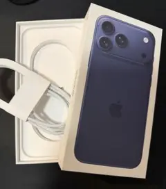 【空箱】iPhone17pro max 256GB ディープブルー