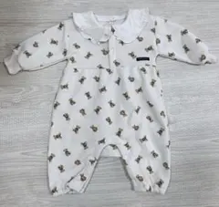 【新品】くま柄ロンパース